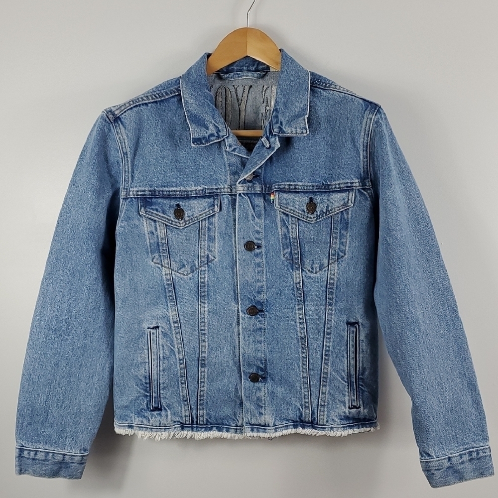 Levi's Use Your Voice Jean Jacket - L - Picture 3 of 5